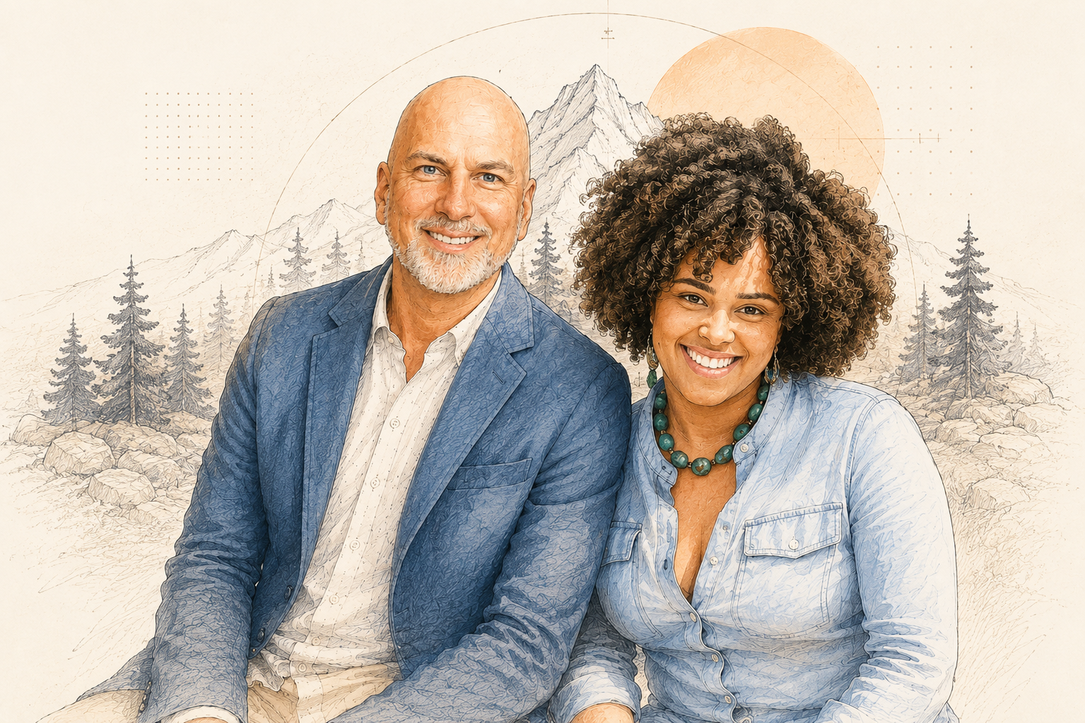 Nick Vannello and Colet Williams, founders of The Retreat Machine