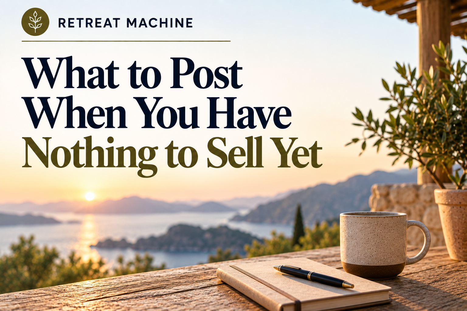 What to Post When You Have Nothing to Sell Yet